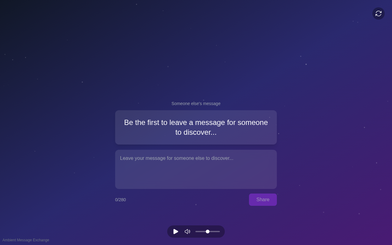 ambientmessage app