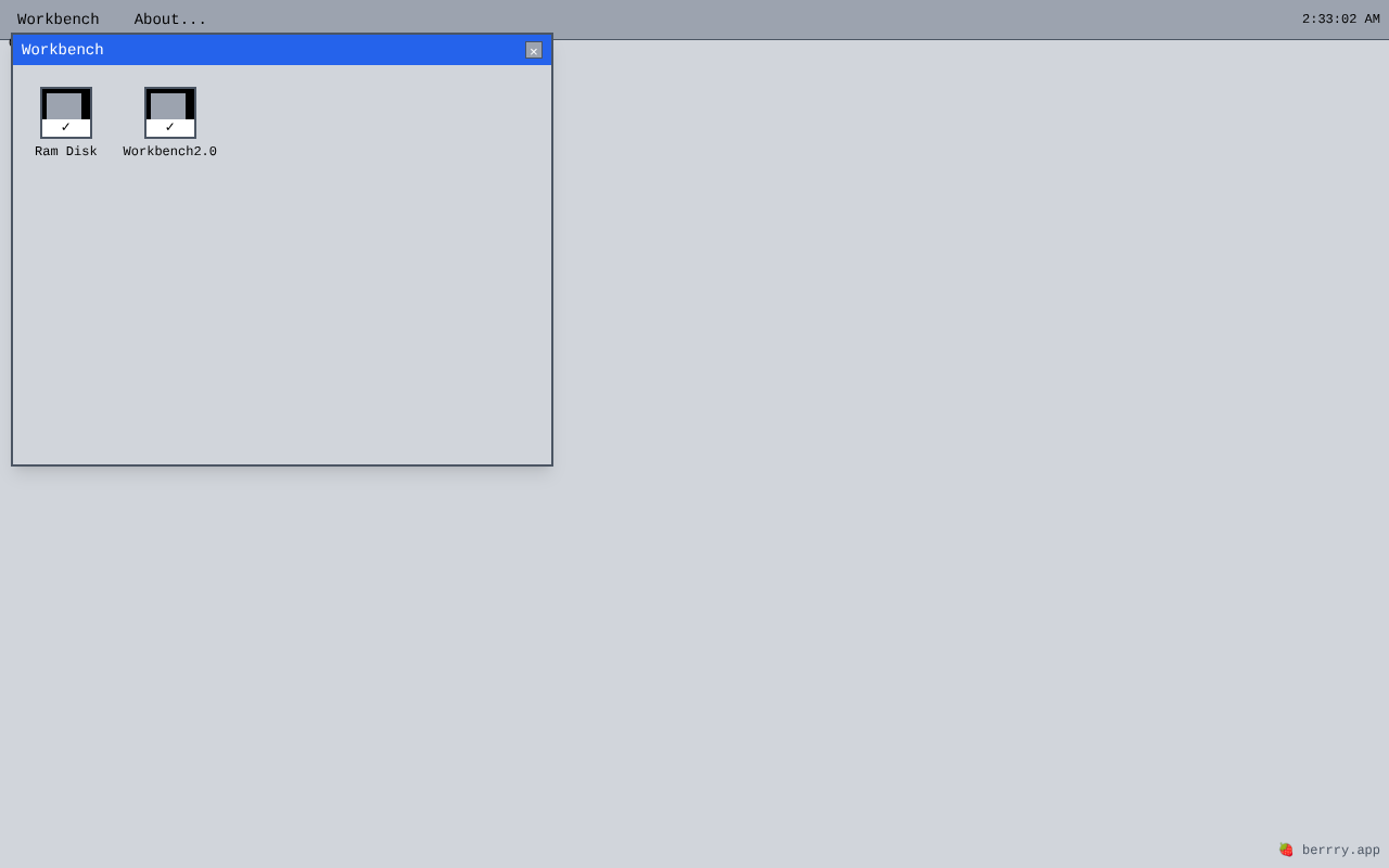 amigaworkbench app