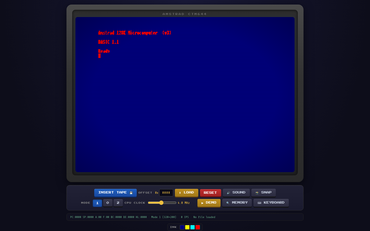 CPC Emulator screenshot