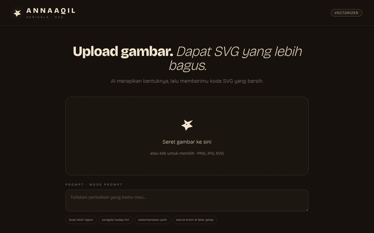 annaaqil-vectorizer-serigala app