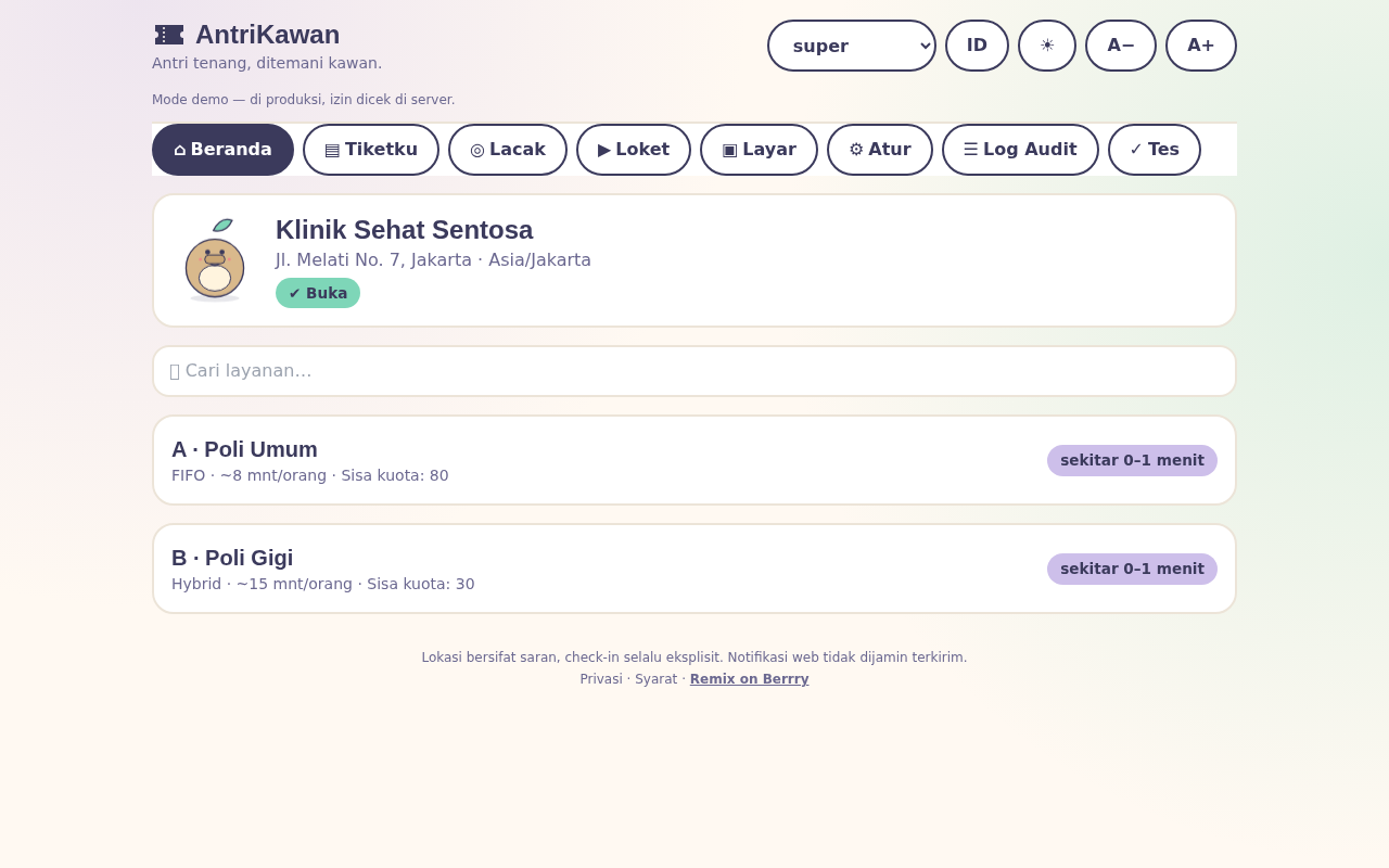 antrikawan-queue-friends app