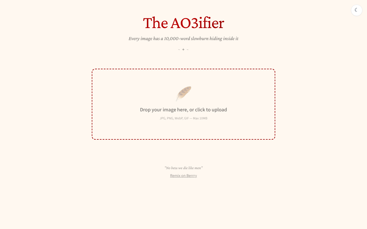 ao3ifier app