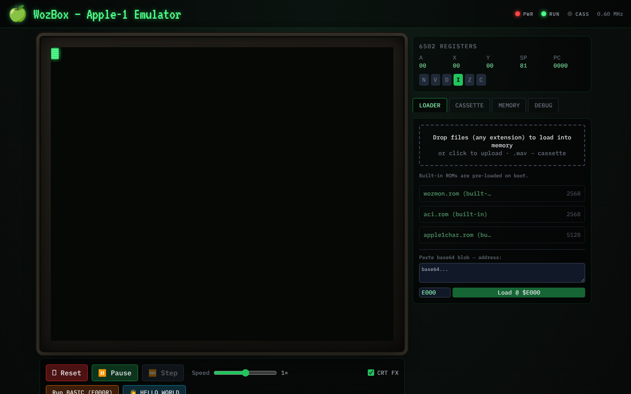 apple-1-emulator-wozbox app