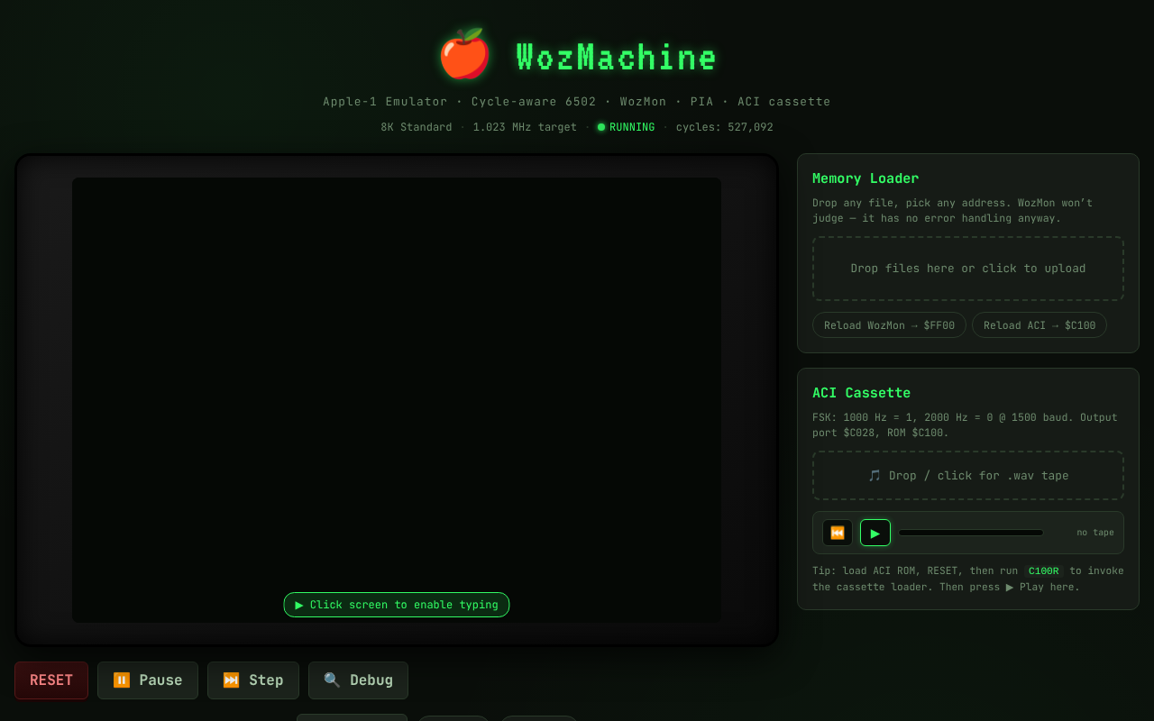 WozMachine screenshot