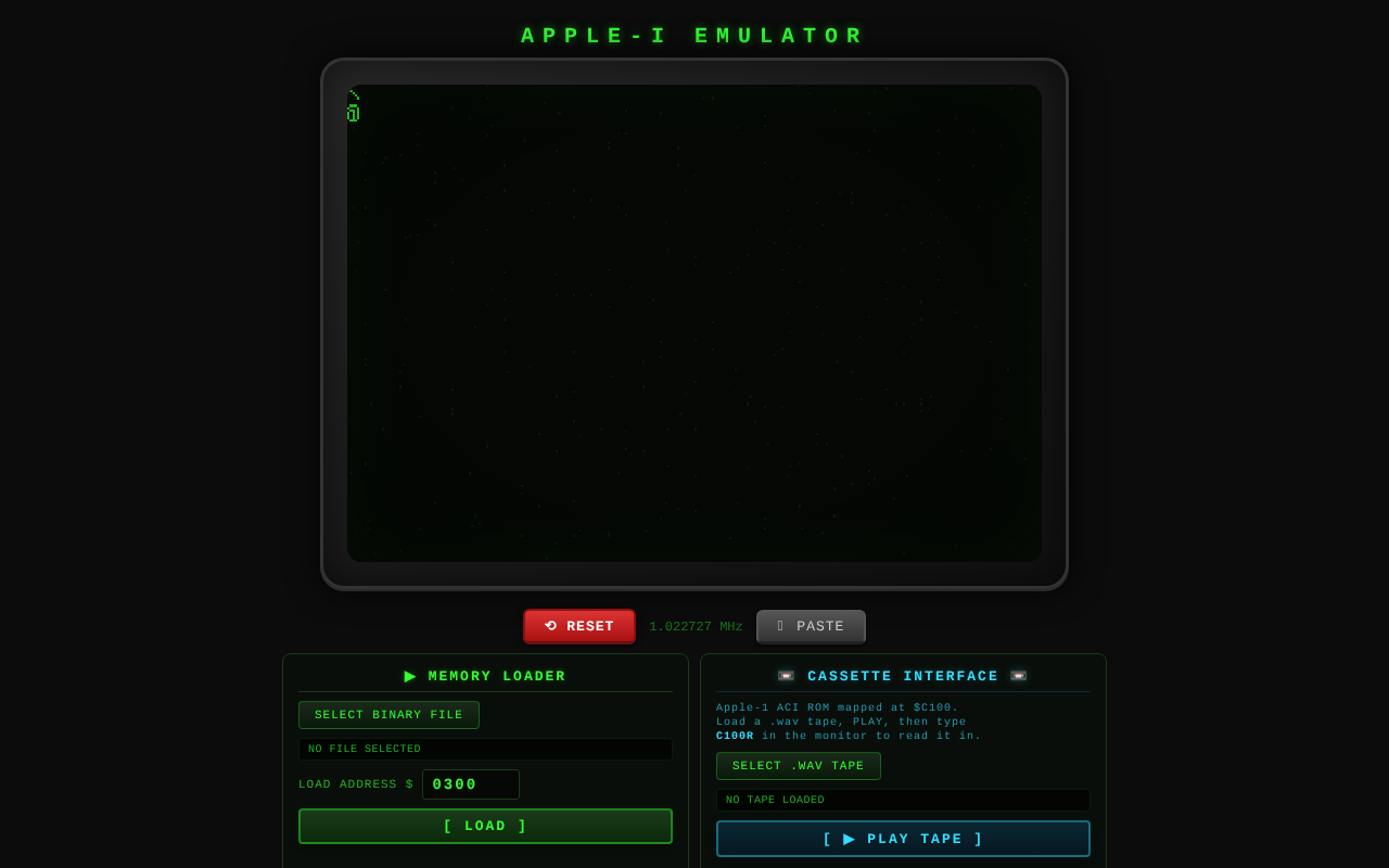 apple1terminal app