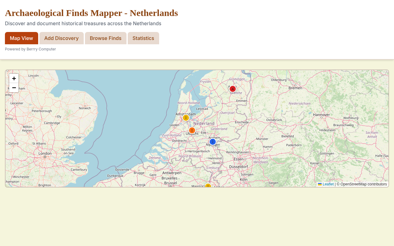 archaeomap app