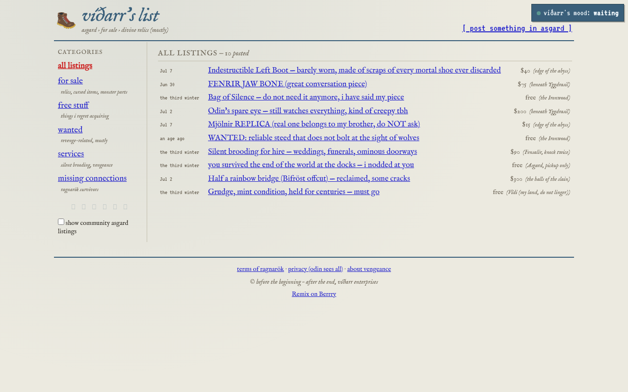 arr-craigslist-delightfully app