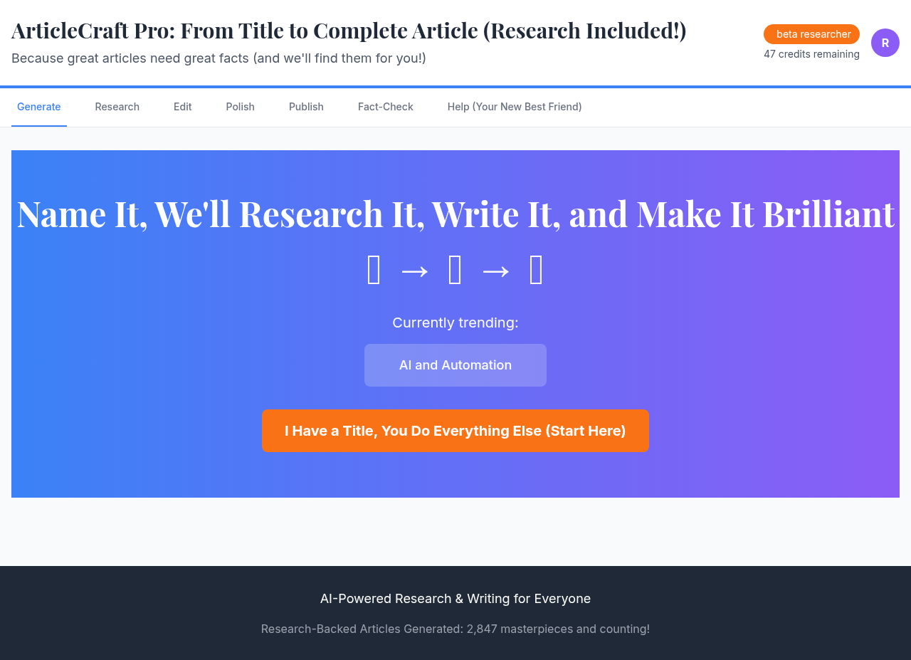 articlecraft-pro app