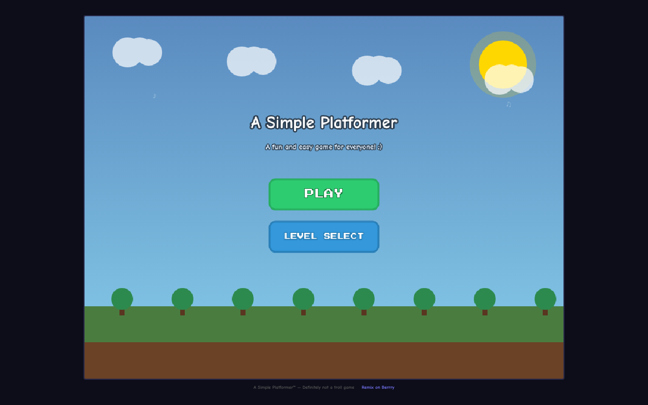 asimpleplatformer app
