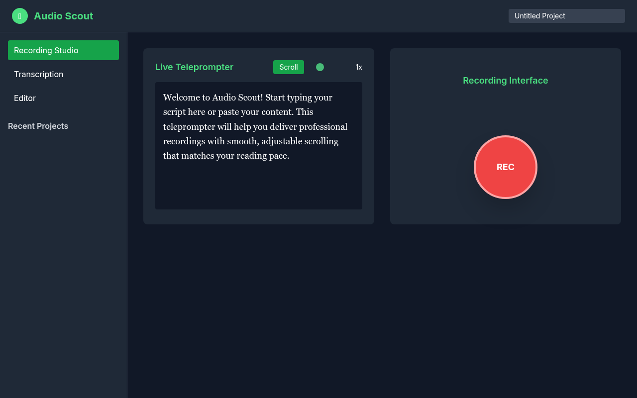 audioscout app