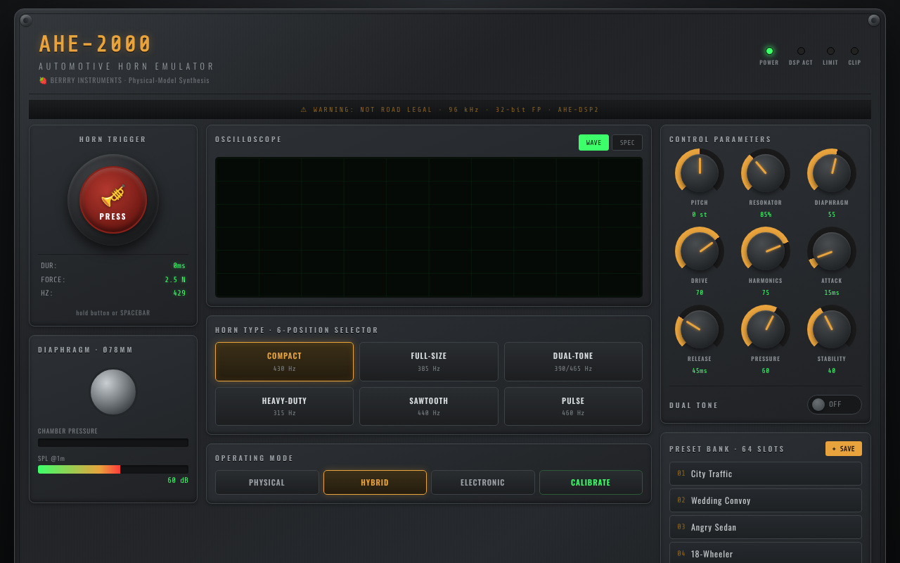 automotive-horn-emulator app