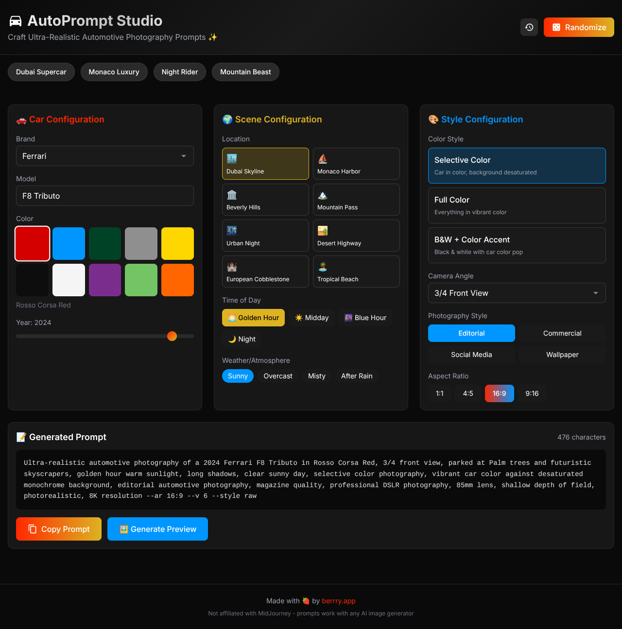AutoPrompt Studio screenshot