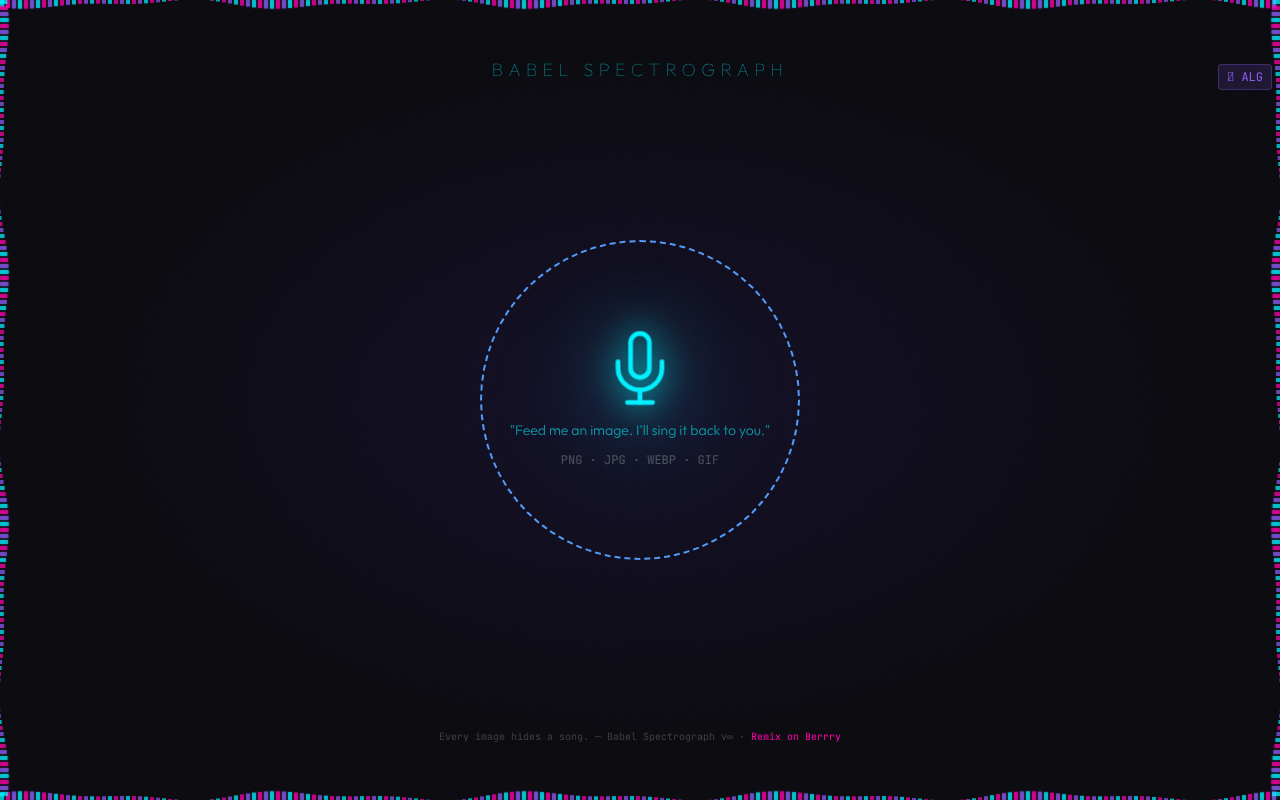 babel-spectrograph app