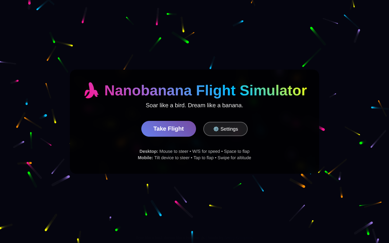 bananaflight app