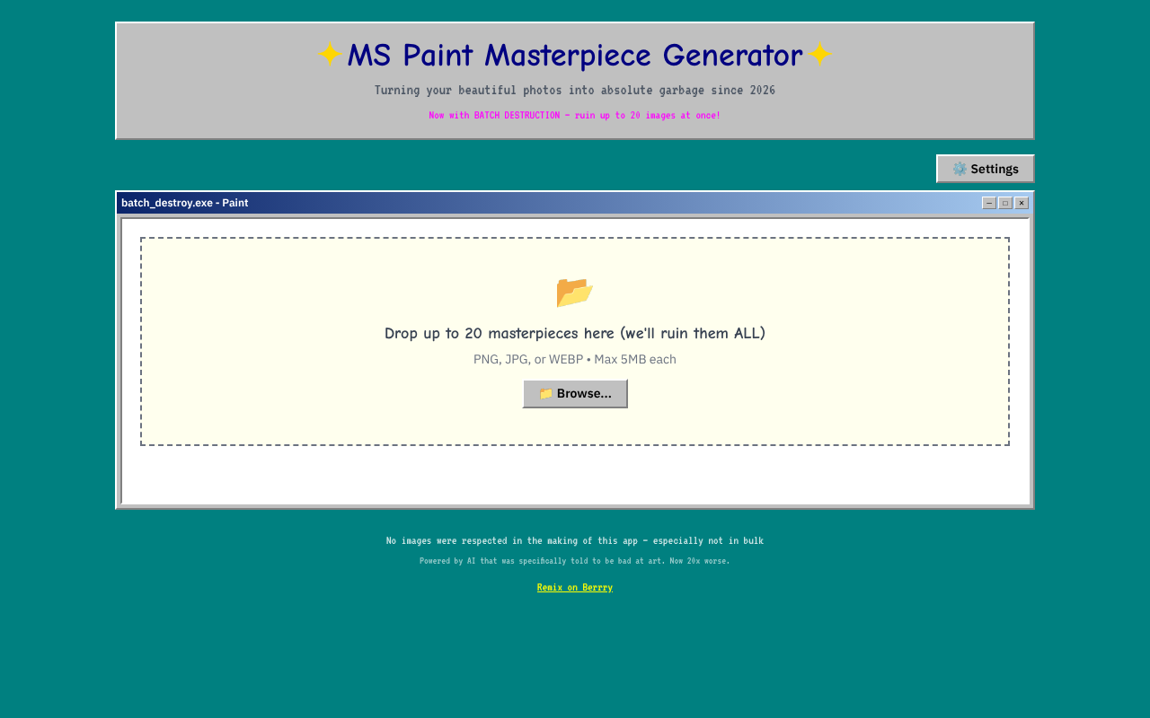 batch-paint-destroyer app