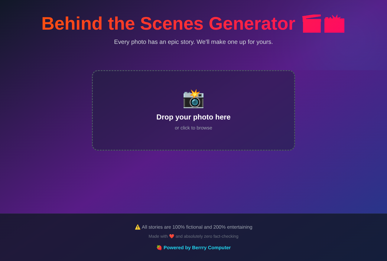 Behind the Scenes screenshot
