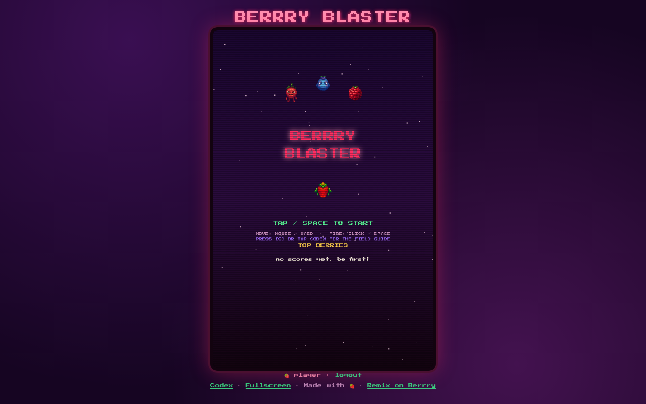 berrry-blaster-berrry-themed app