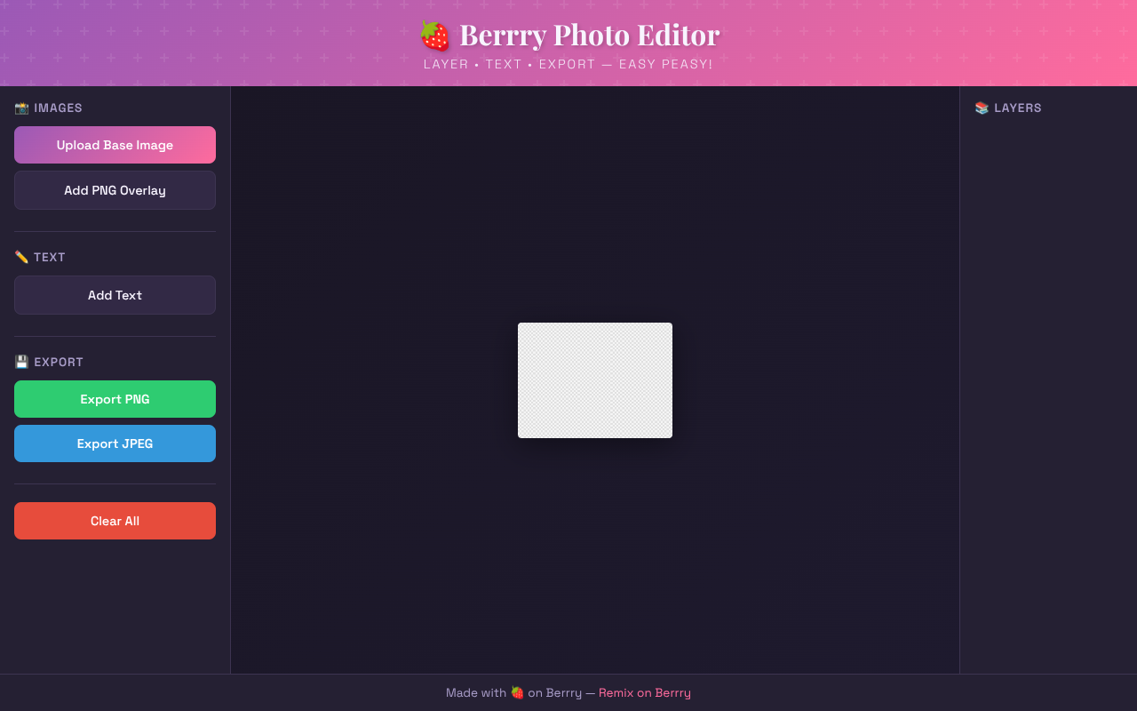 berrry-photo-editor app