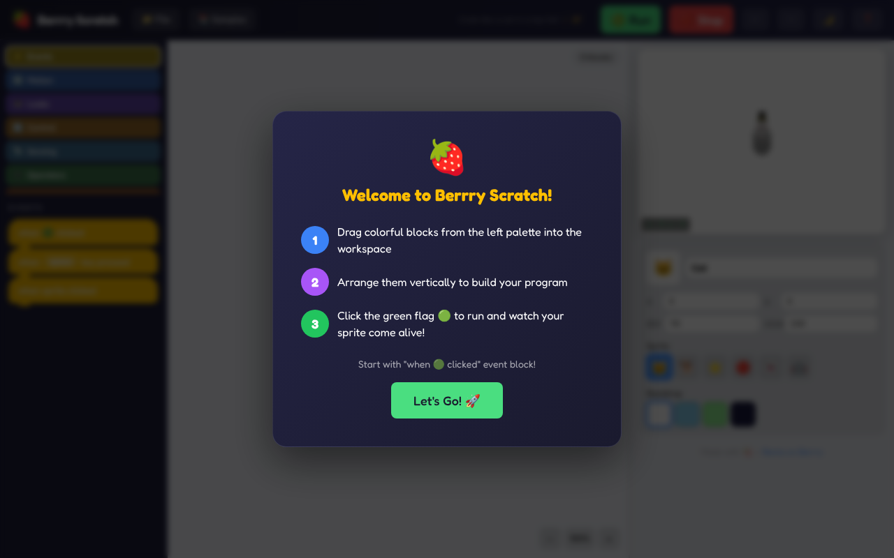 berrry-scratch app