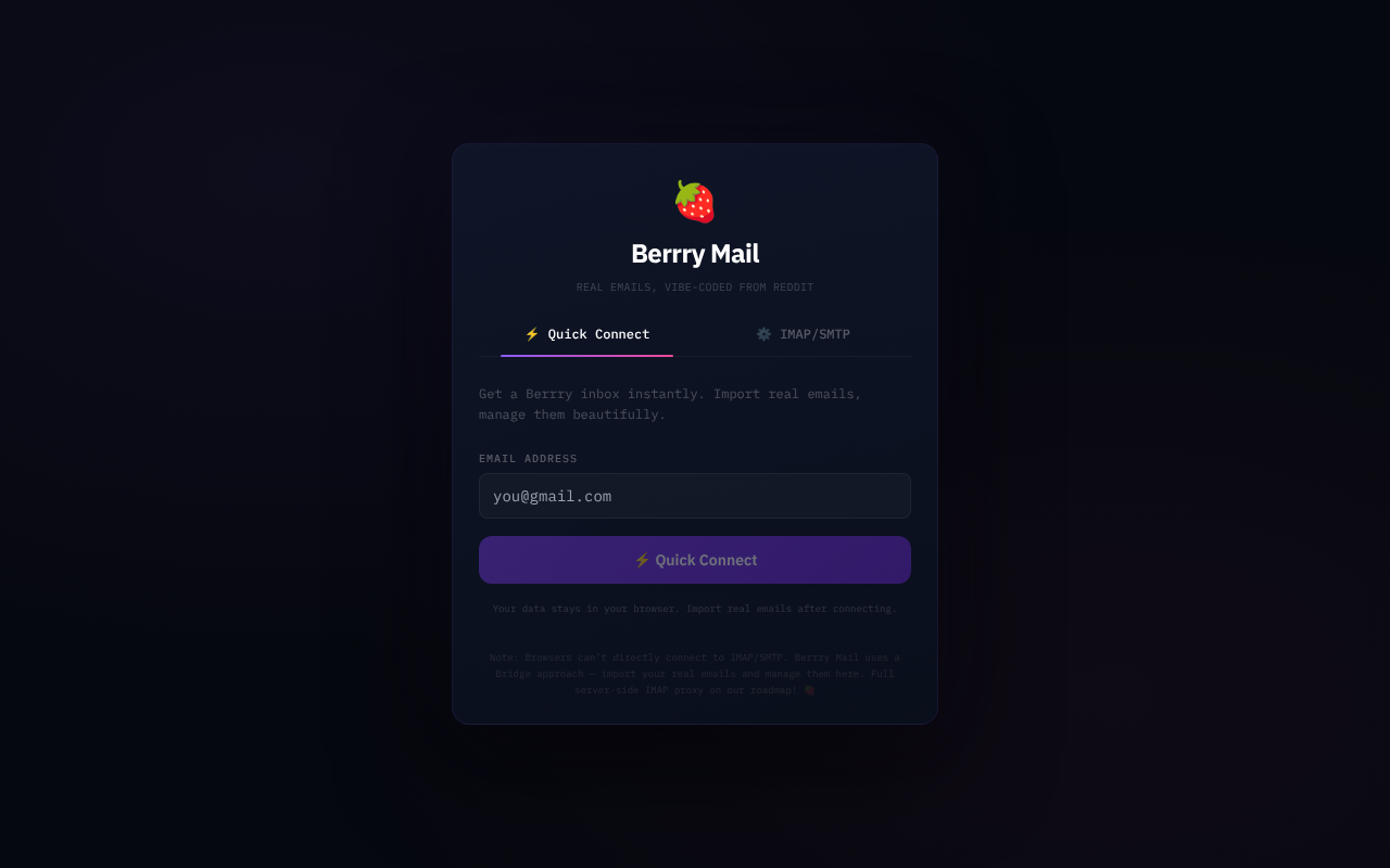 Berrry Mail screenshot