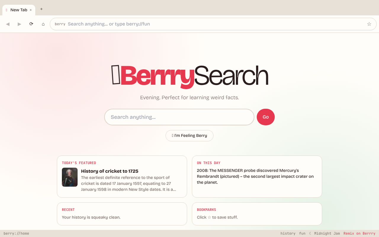 berrrysearch-tiny-browser app