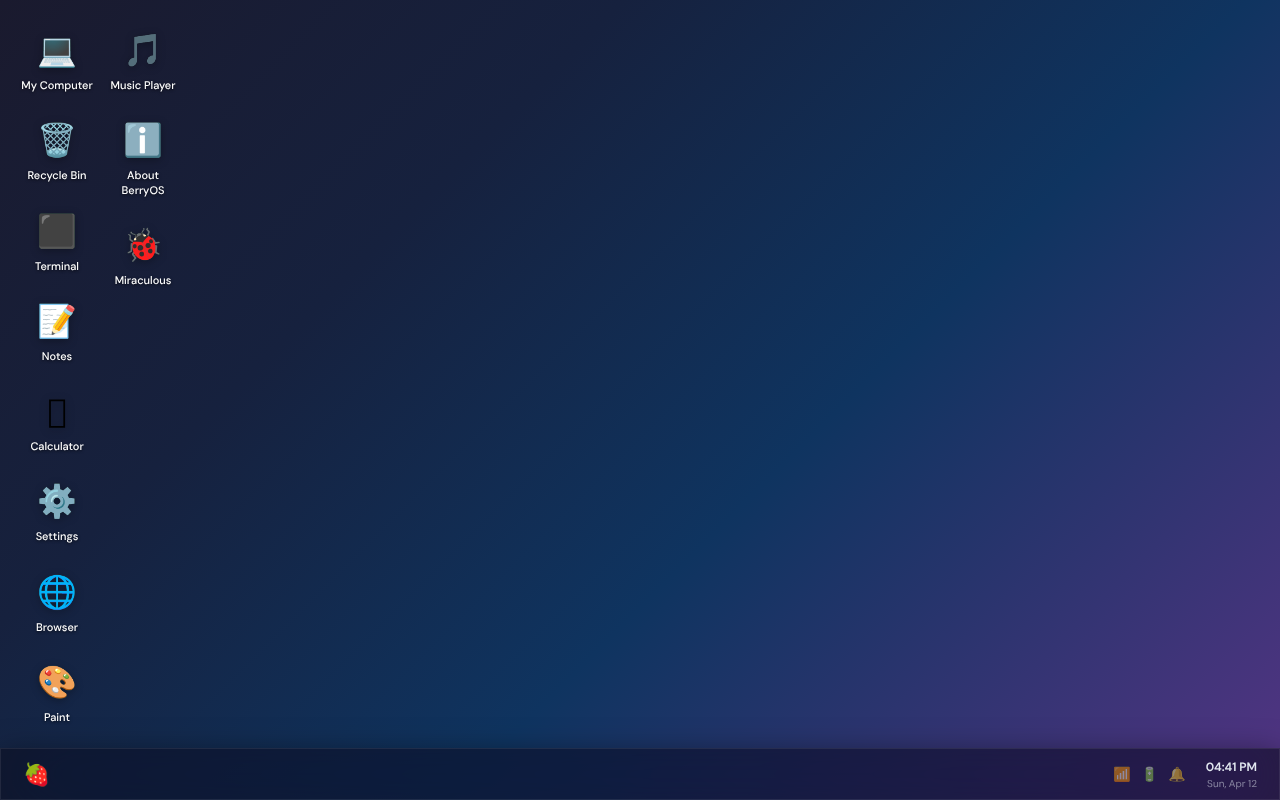 berry-desktop app