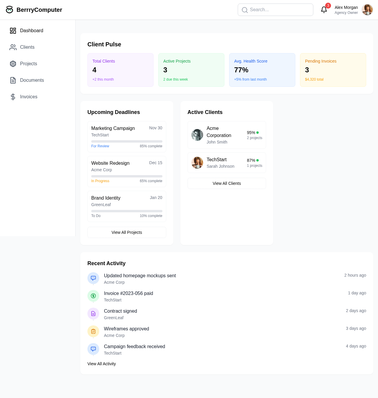 berryagency app