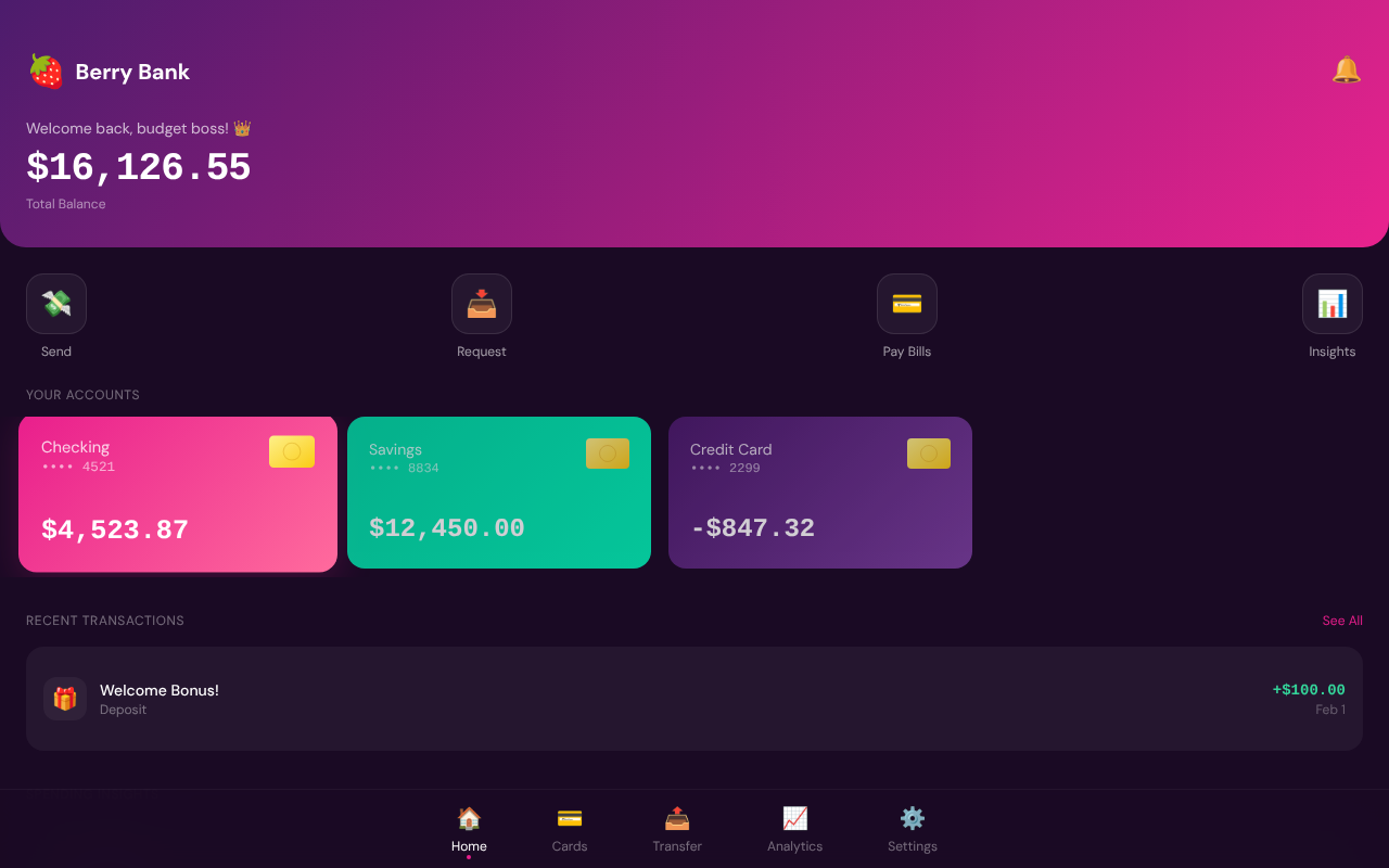 berrybankdemo app