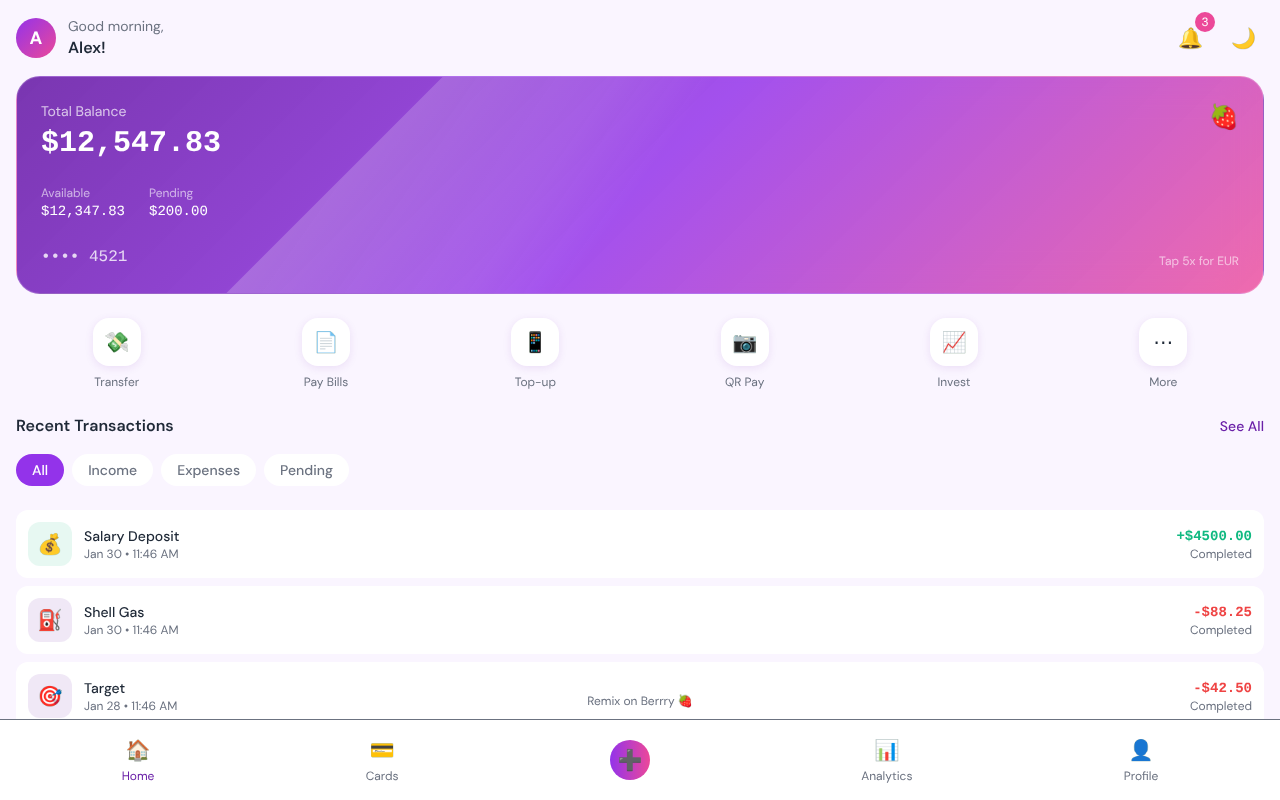 Berry Bank screenshot