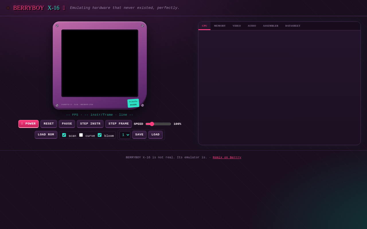 BerryBoy X-16 screenshot