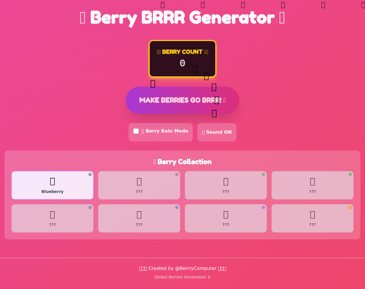 Berry BRRR Blaster screenshot