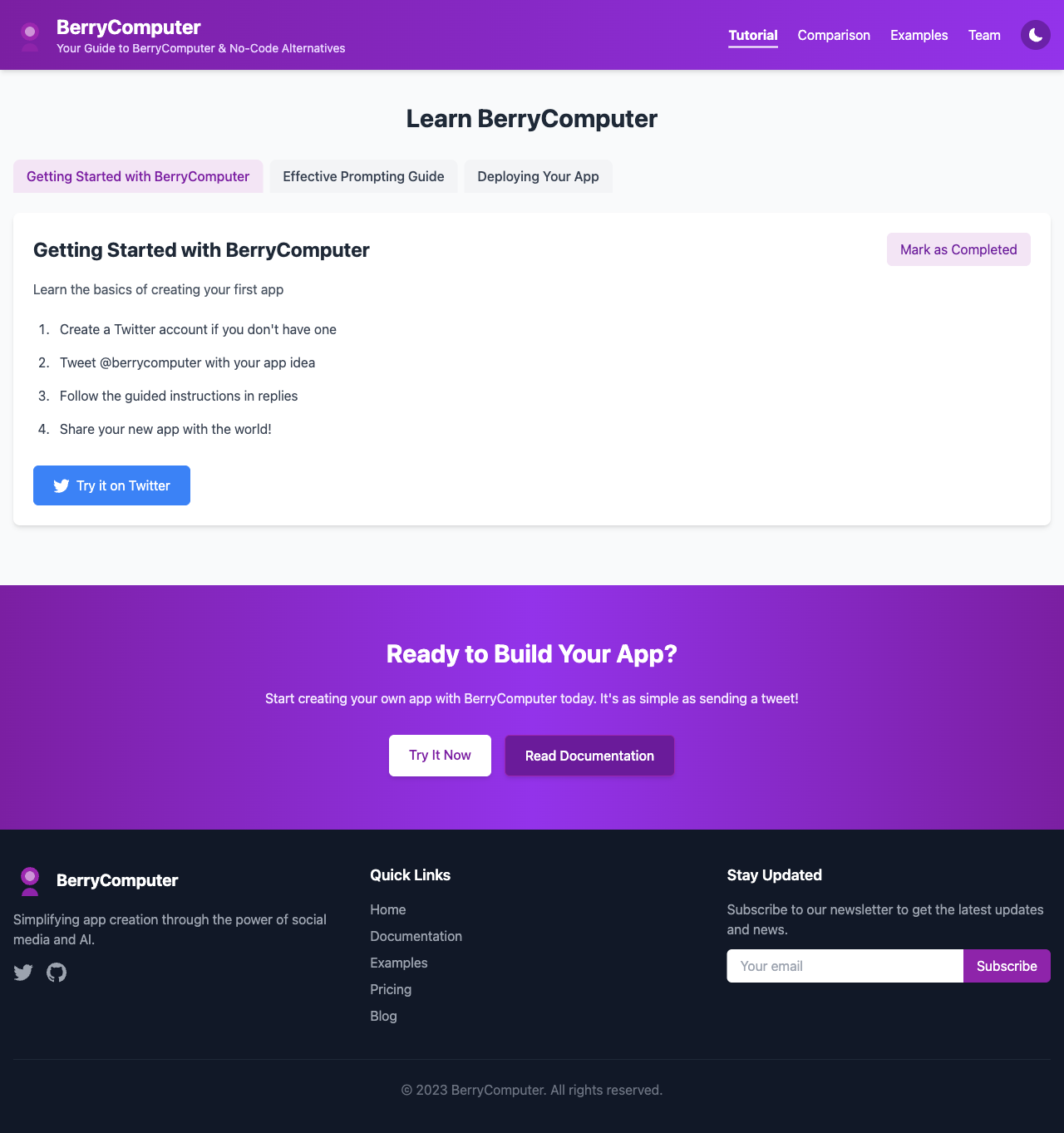 berrycomparetool app