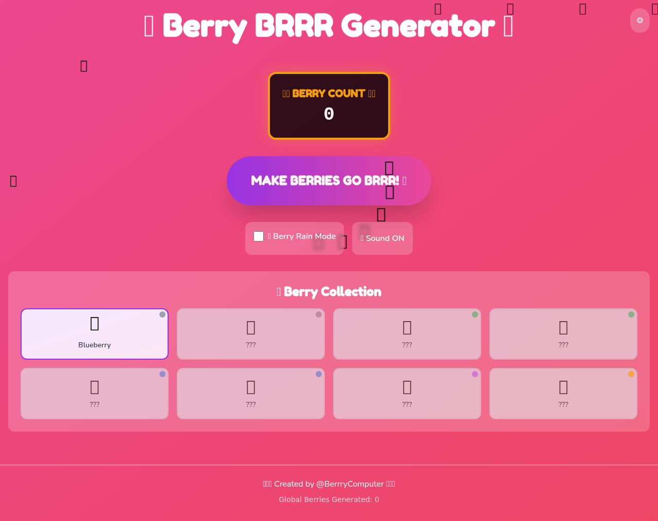 Berry Config Creator screenshot