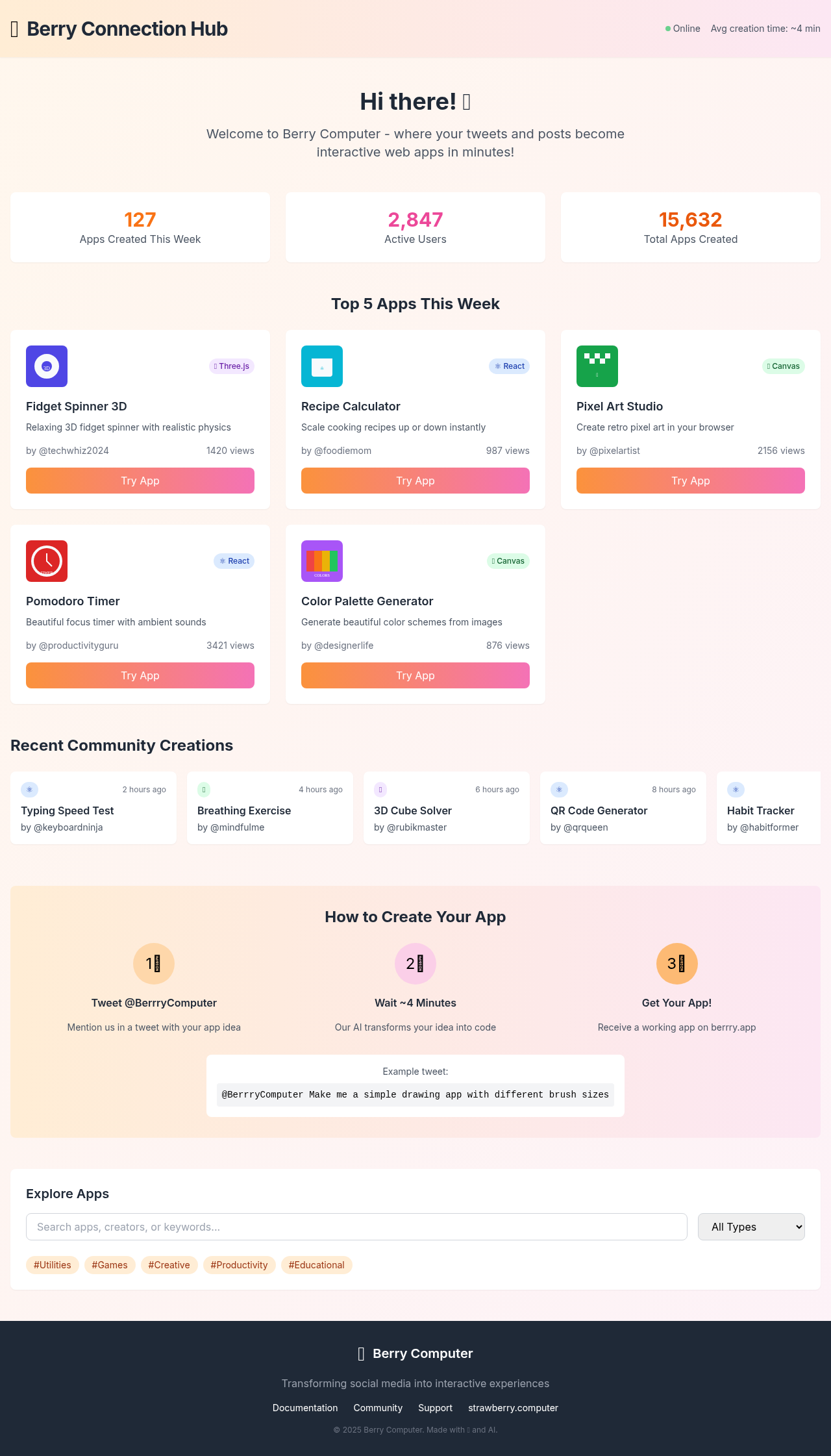 berryhub app