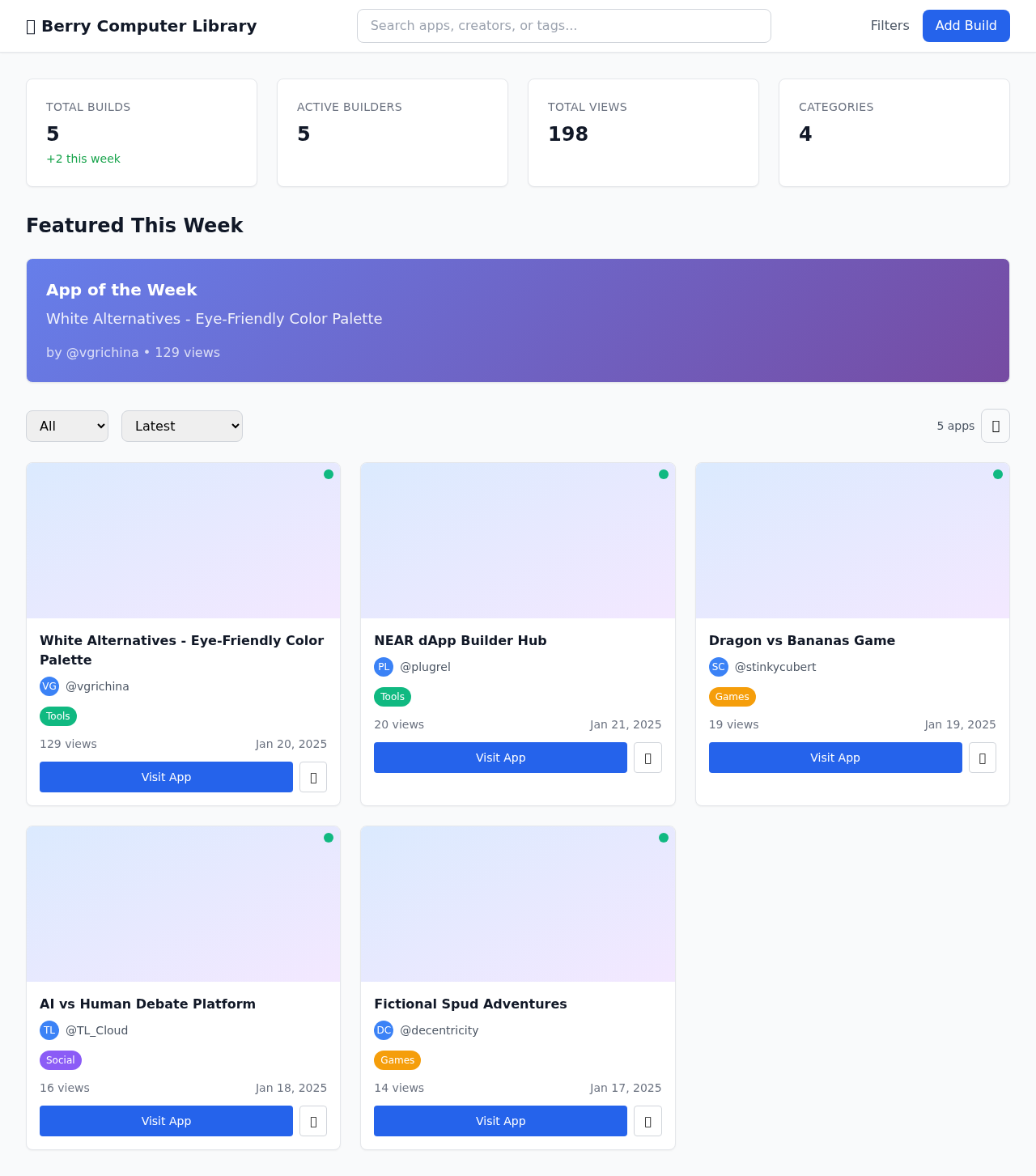 berrylib app