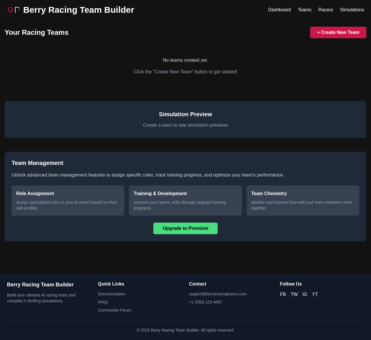 berryracer app