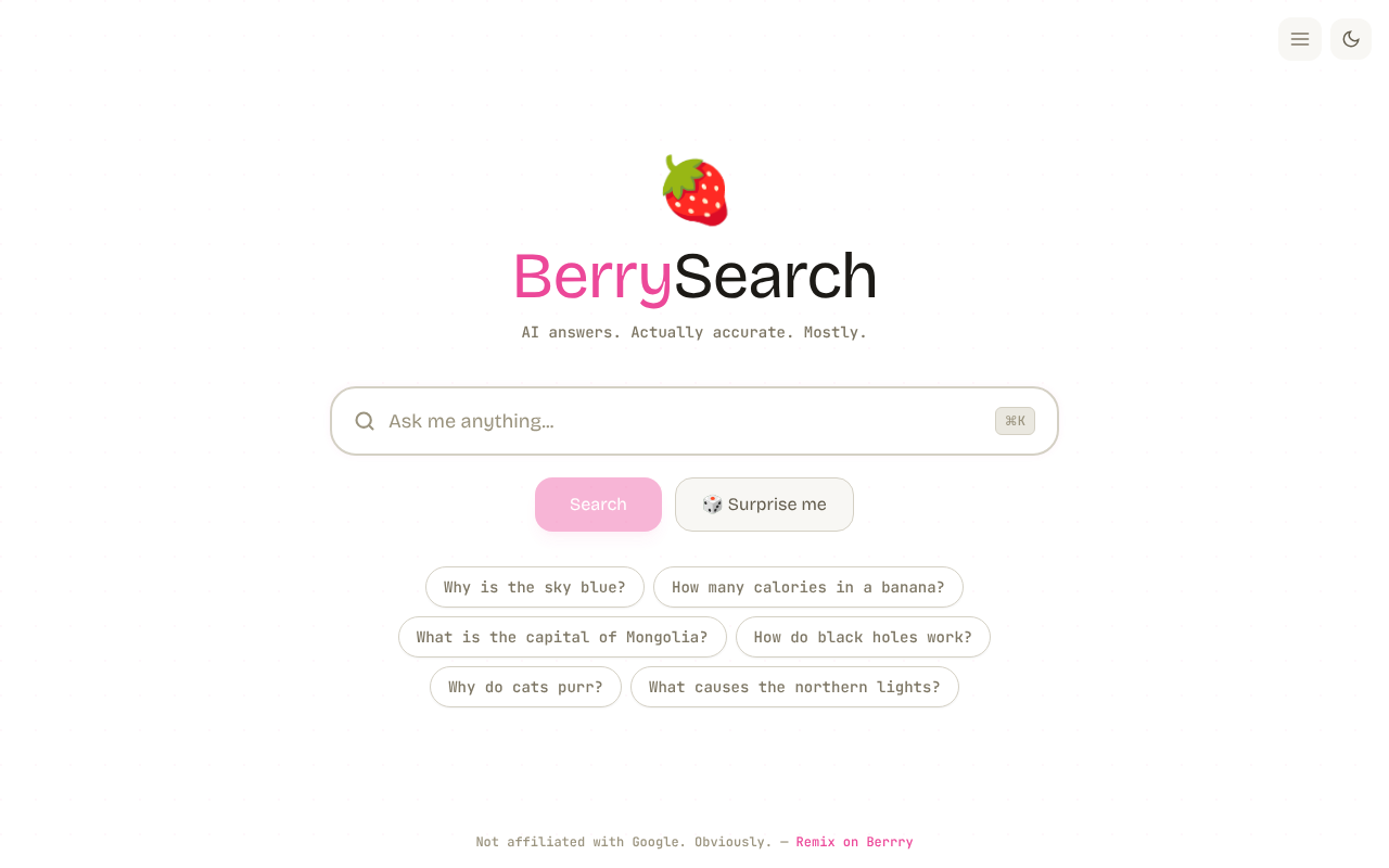 berrysearch app