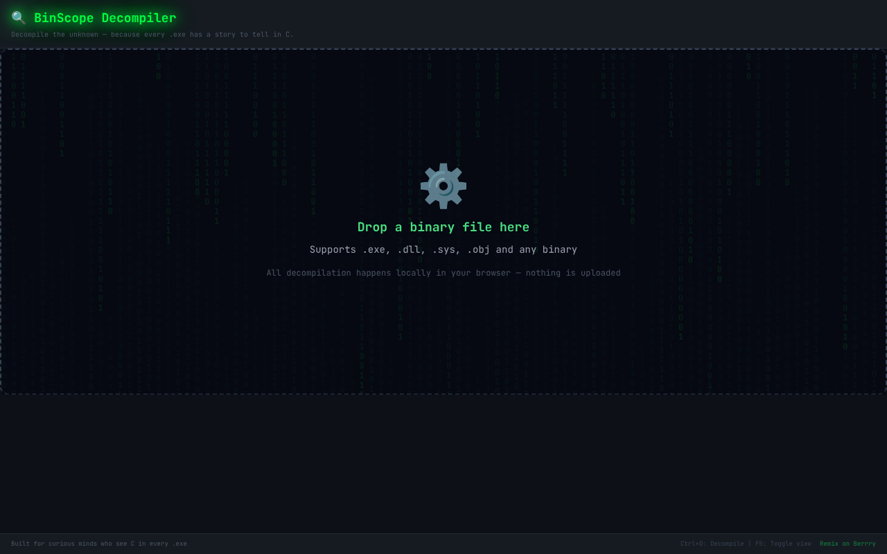 BinScope Decompiler screenshot
