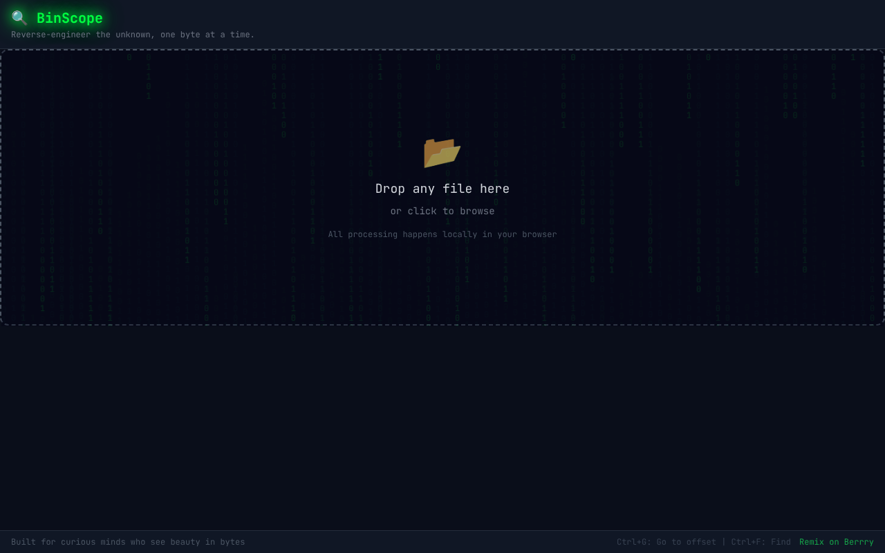 BinScope screenshot
