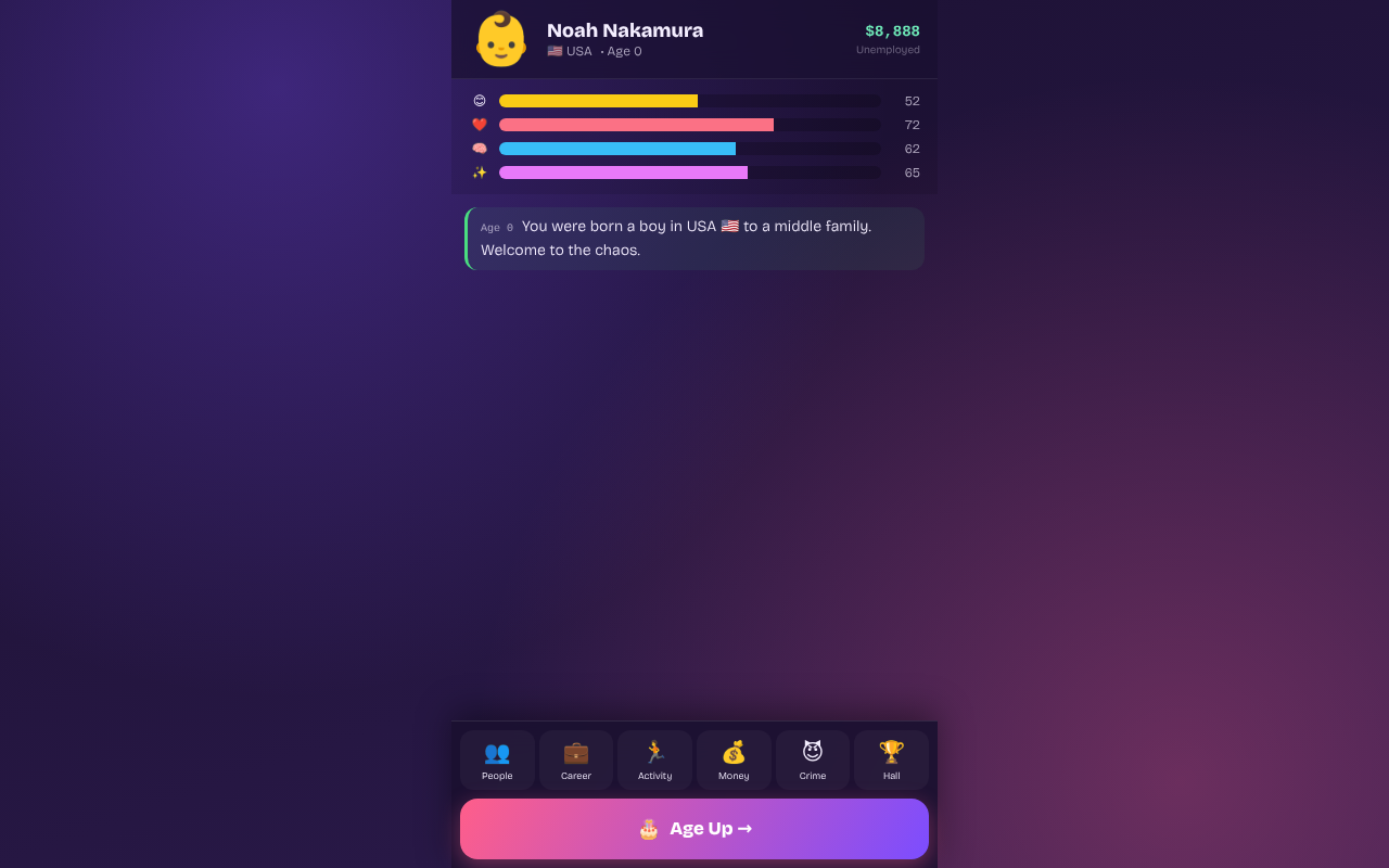 bitlife-clone-lifesim app