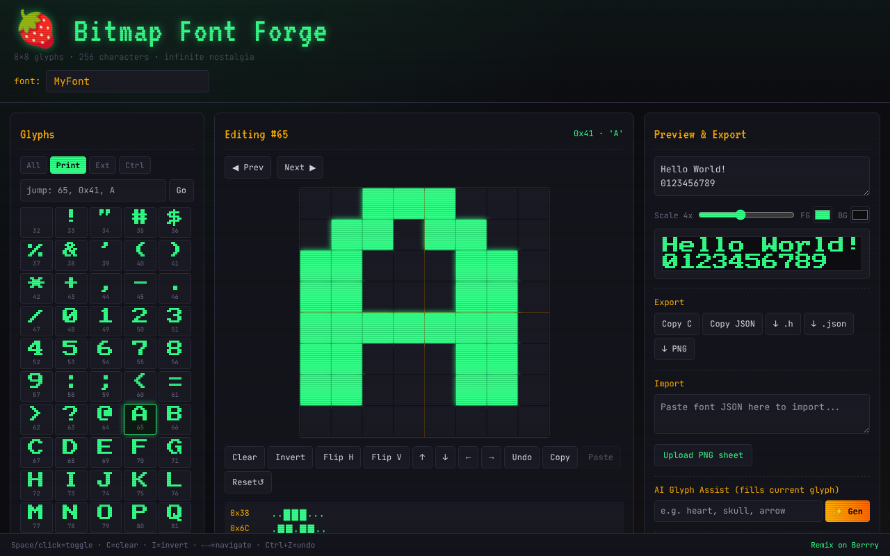 bitmap-font-forge app