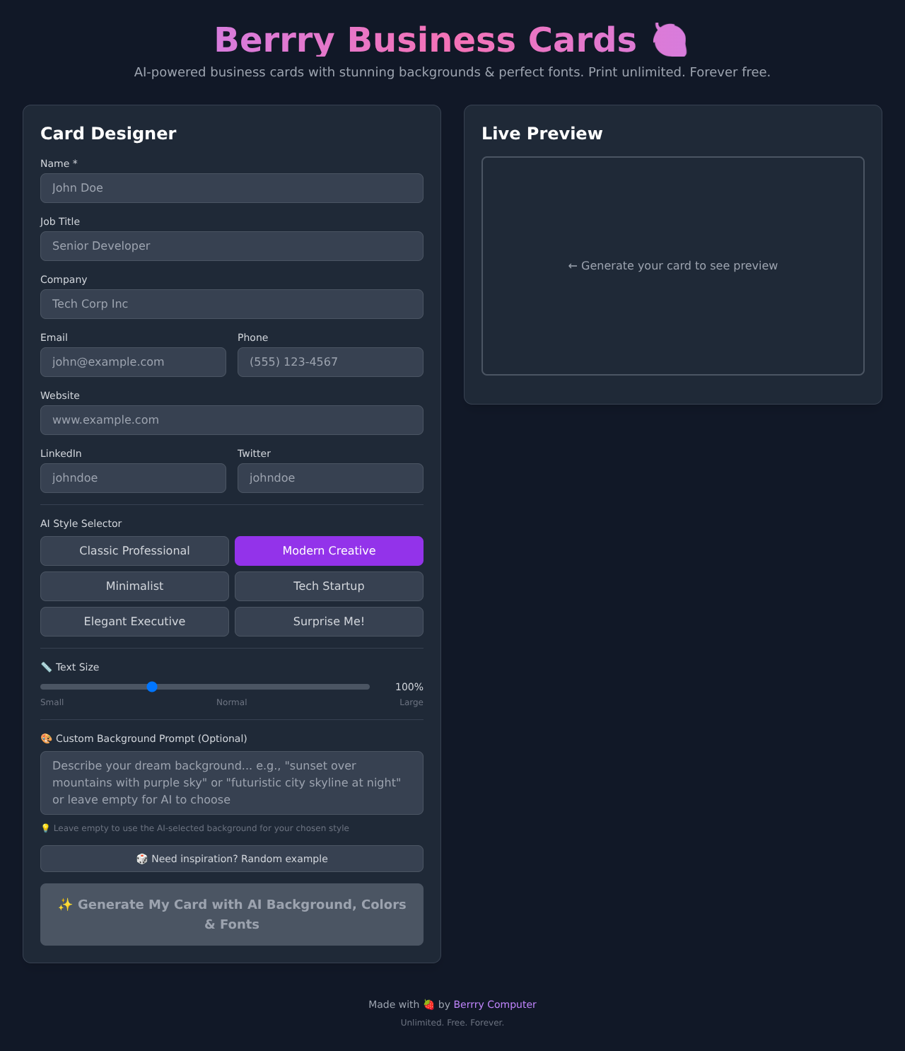 bizcard app