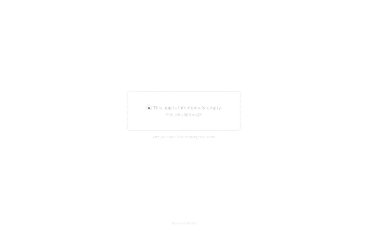 blank app