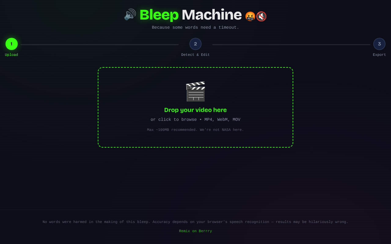 bleepmachine app