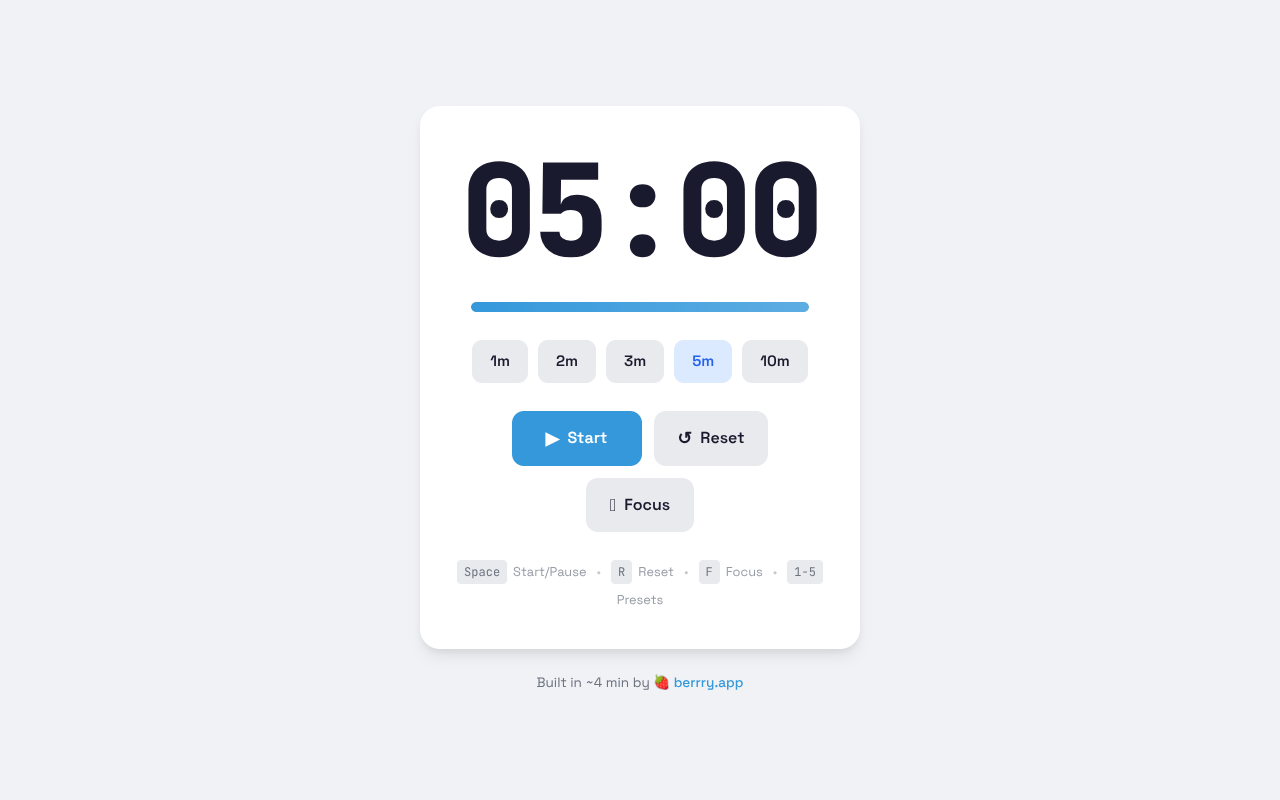 blinktimer app