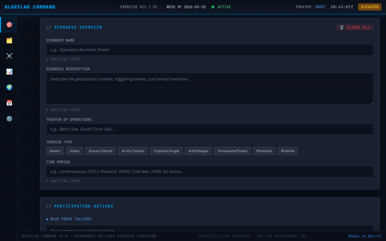 blueflag-command app