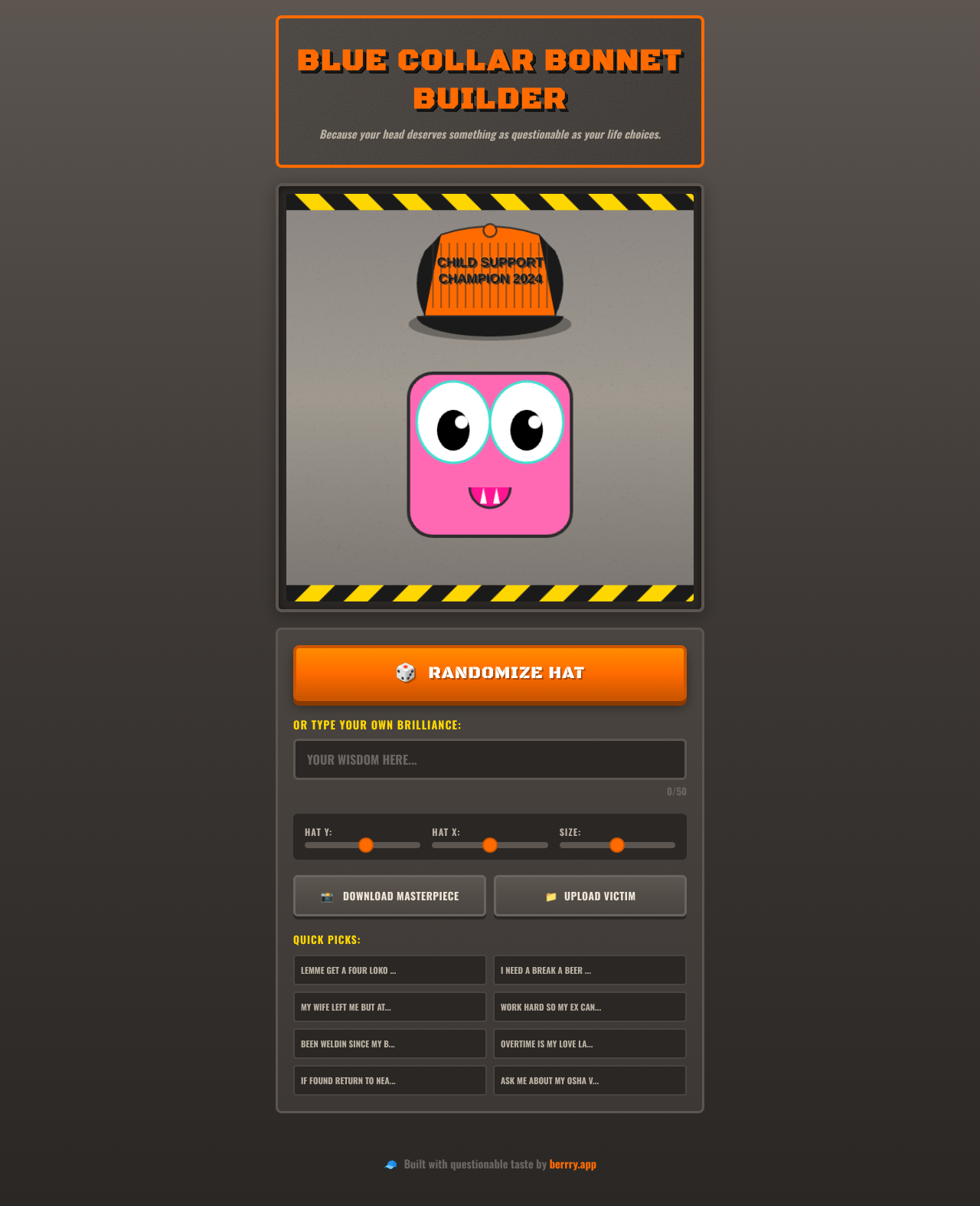 bonnetbuilder app