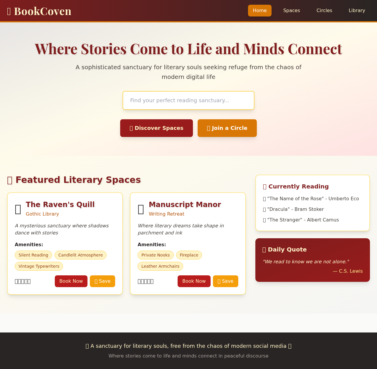 BookCoven screenshot