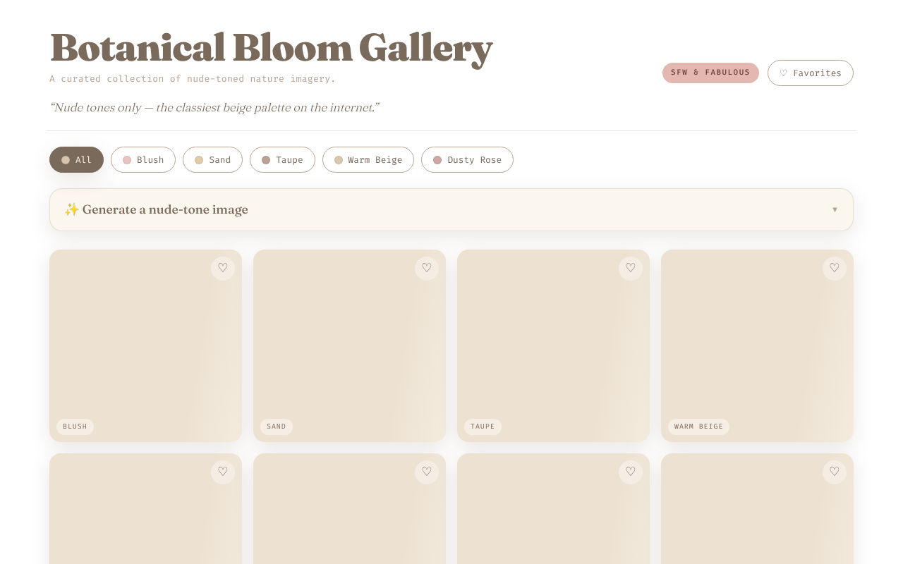 botanical-bloom-gallery app
