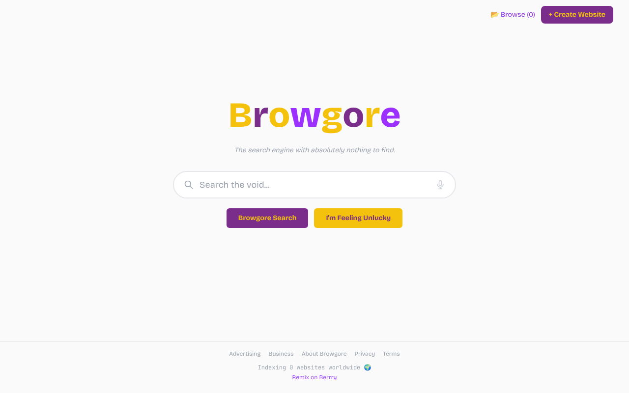 browgore-search app